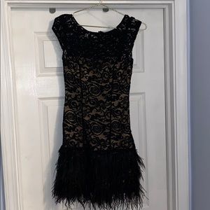 Black lace Bebe dress